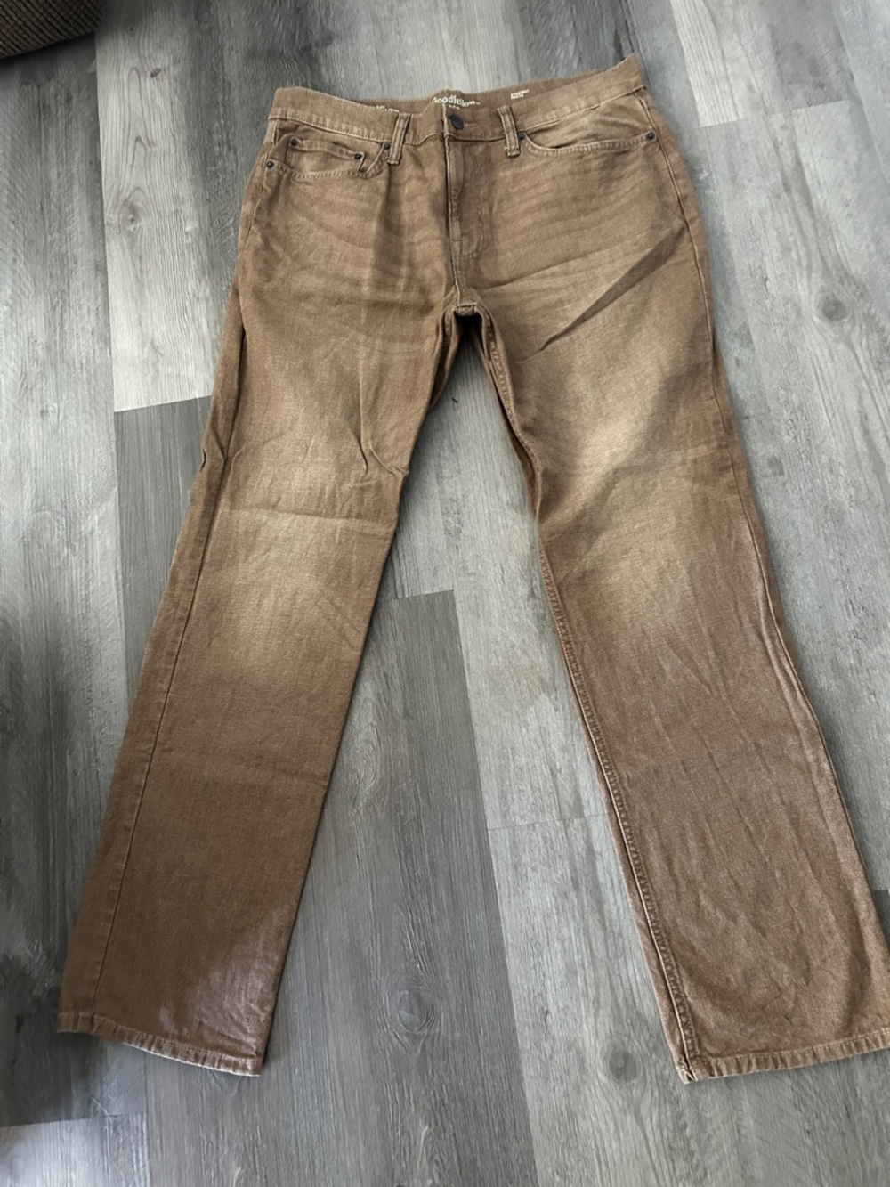 Goodfellow & Co Brown Straight Jeans